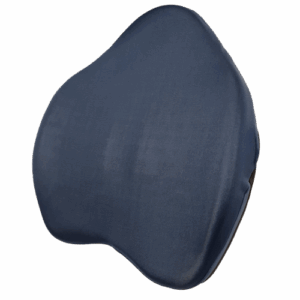 Coussin lombaire ergonomique en mousse viscoélastique, conçu pour soutenir la colonne vertébrale et améliorer le confort assis.